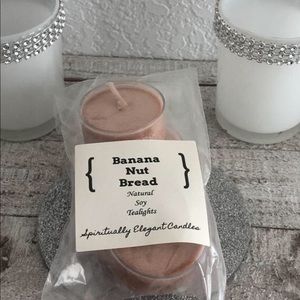 Banana Nut Bread Soy Tealights | Set of 4